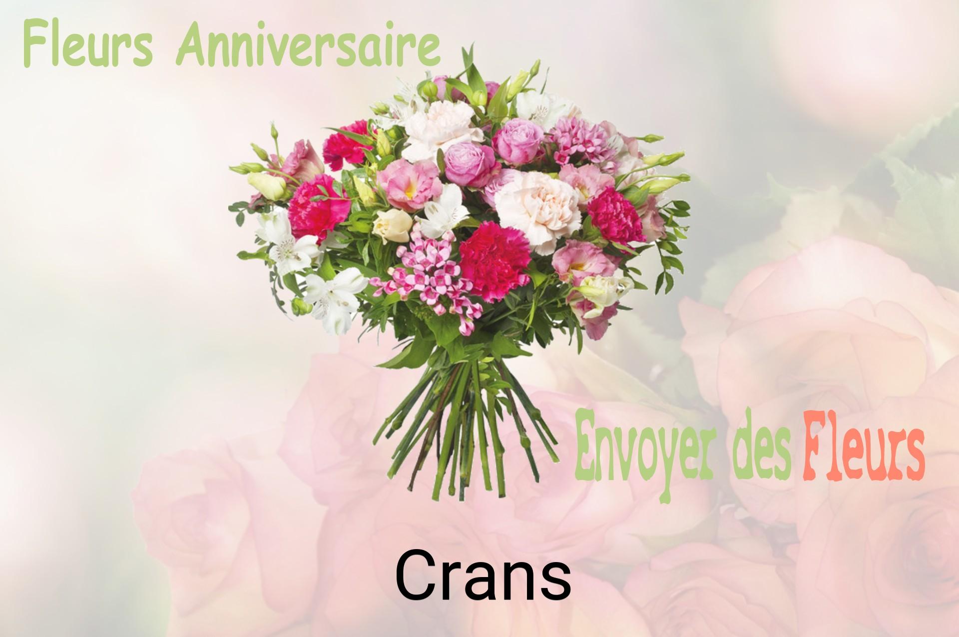 Bouquet de fleurs d’anniversaire livré à Crans